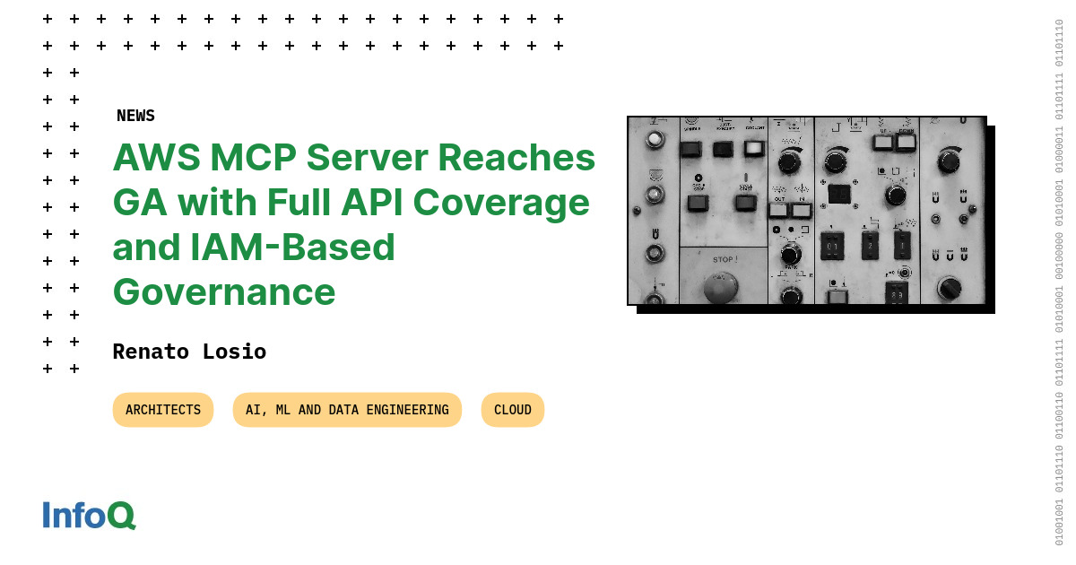 AWS перевела MCP Server в статус GA с полной поддержкой API и управлением через IAM