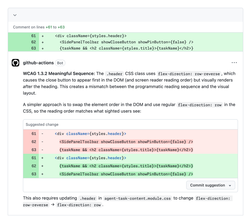 GitHub prueba un agente de accesibilidad que revisó 3.535 pull requests y resolvió el 68%