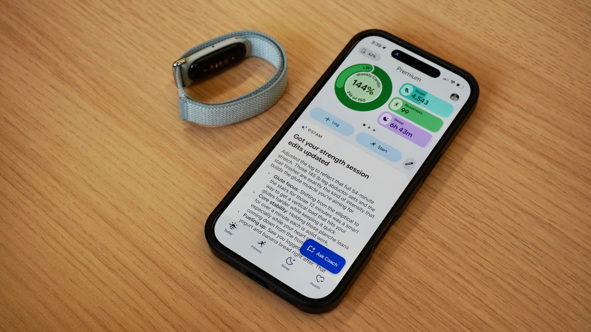 Google выпустил Fitbit Air с AI‑помощником Health Coach и продаёт браслет за $99.99