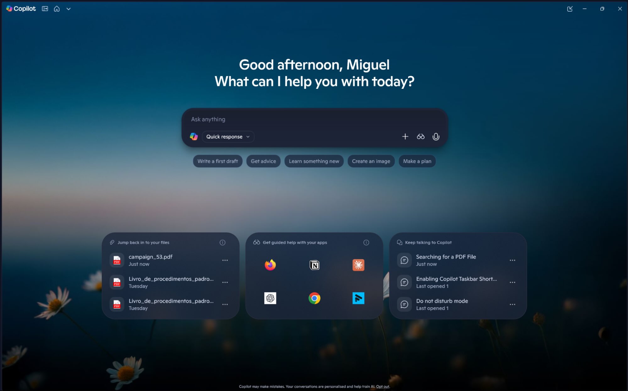 Image 4: Microsoft Copilot, the best AI chatbot for integration with Microsoft products