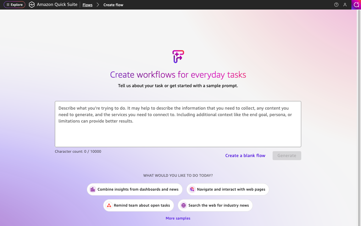 AWS Launches Amazon Quick Flows to Automate Enterprise Pipelines via Natural Language