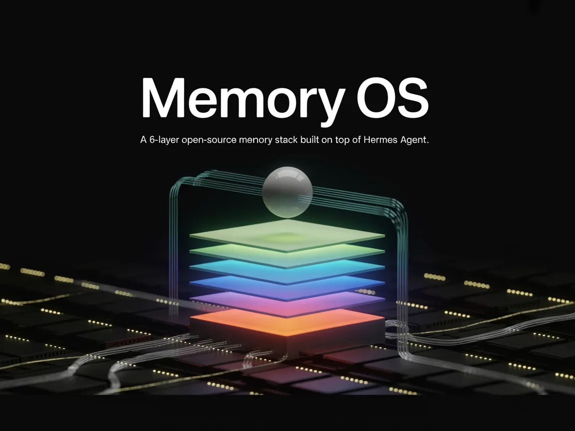 Memory OS развернул шестислойную локальную систему памяти поверх Hermes Agent