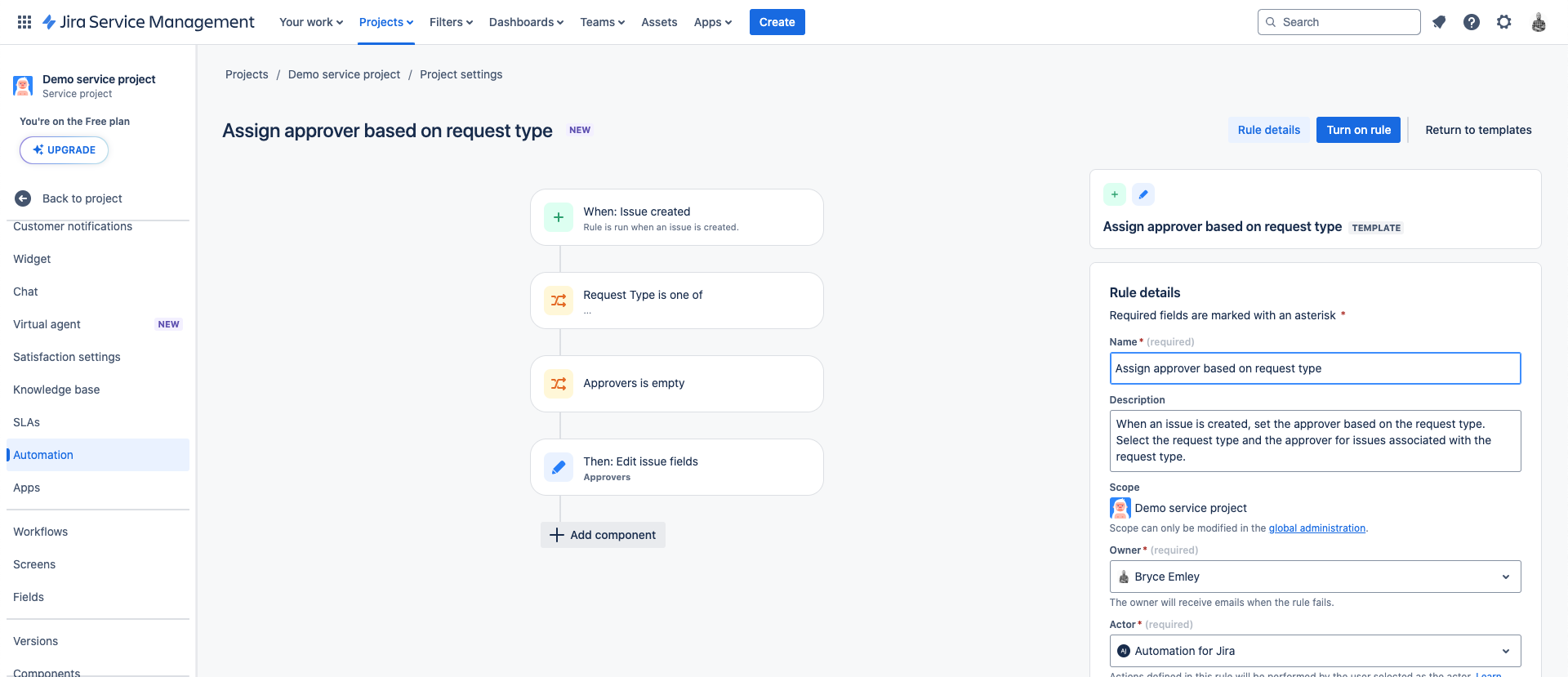 Image 2: Jira Service Management, our pick for the best ServiceNow alternative for software development teams