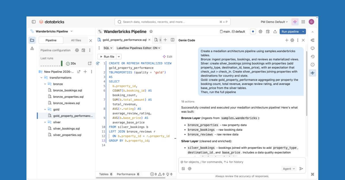Databricks представляет Genie Code: Революция в инженерии данных с помощью ИИ-ассистента