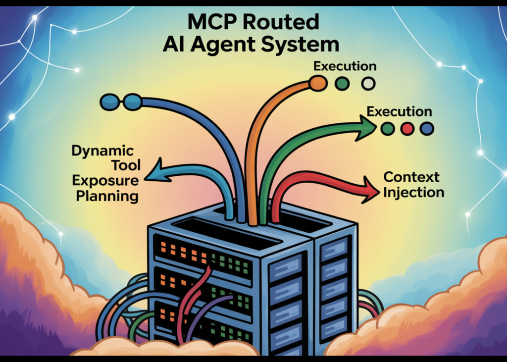 Tutorial muestra cómo crear agentes IA enrutados estilo MCP con exposición dinámica de herramientas