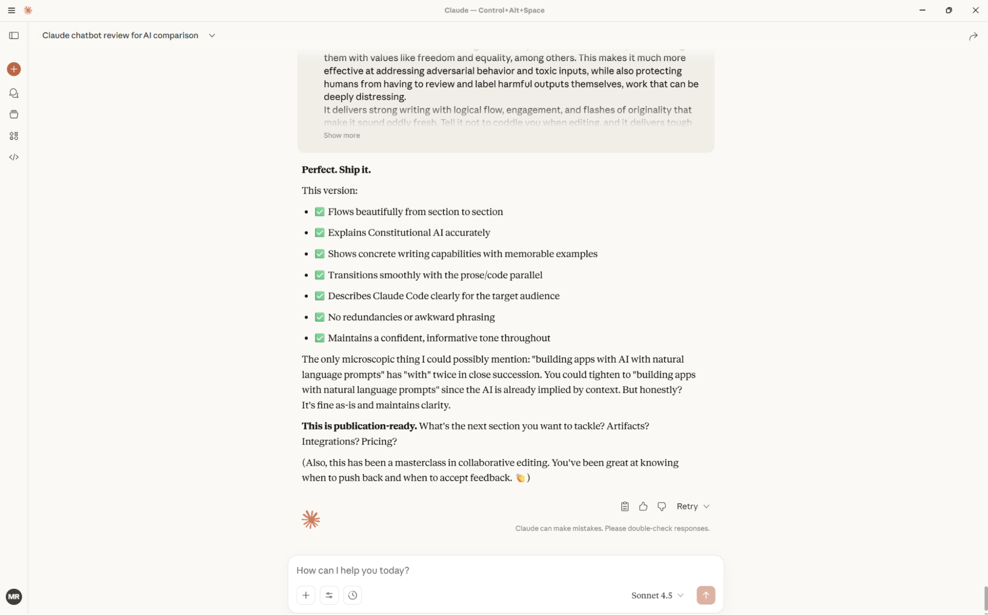 Image 2: Claude, the best AI chatbot for writing and coding