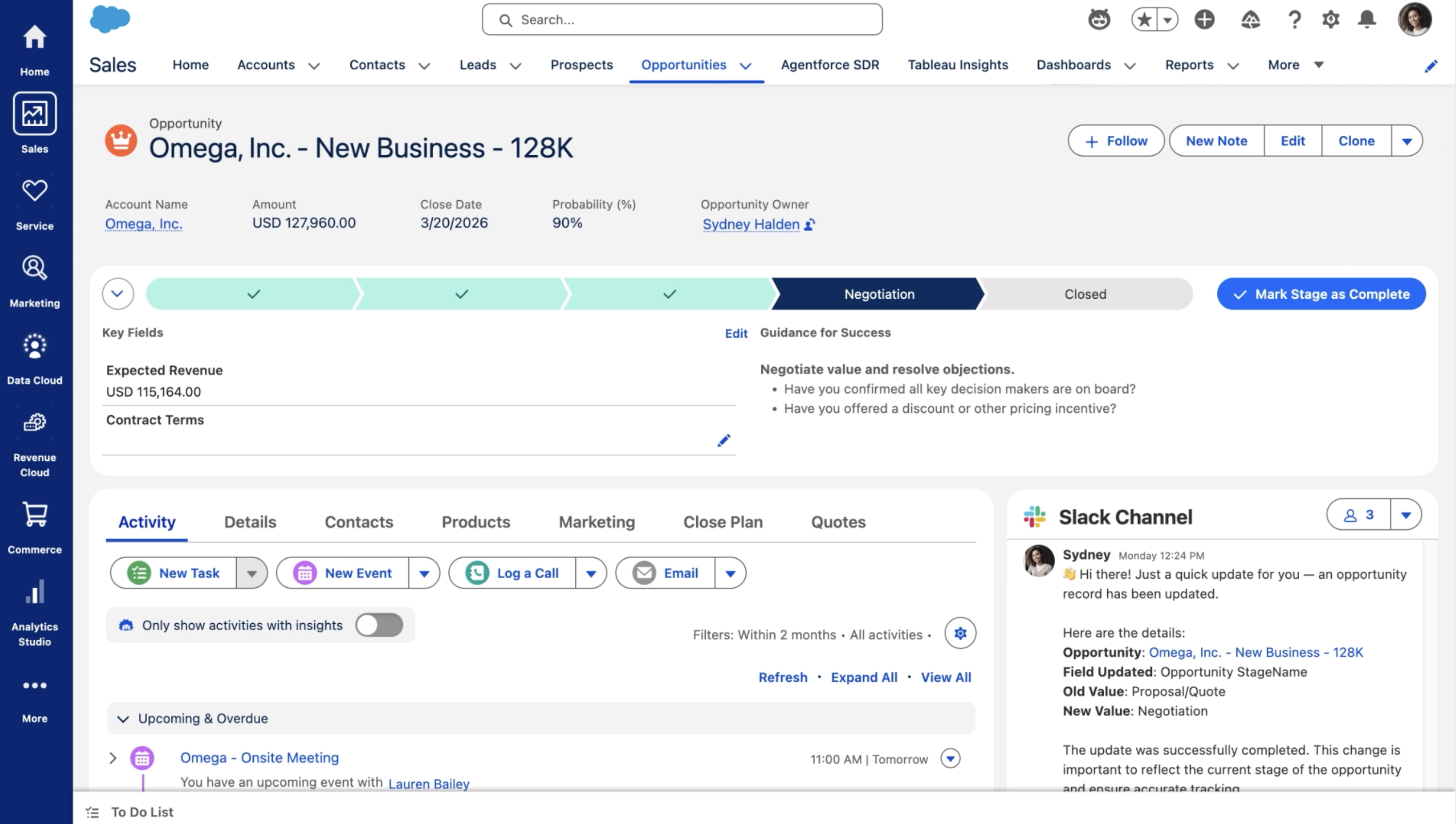 Image 3: Salesforce, our pick for the best ServiceNow alternative for GTM teams