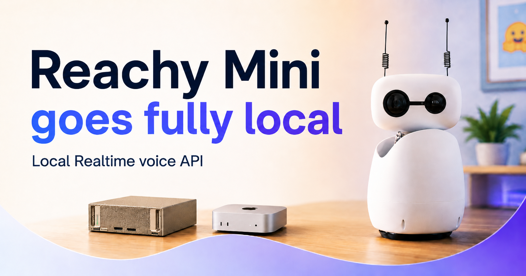 Reachy Mini получил полностью локальный разговорный стек